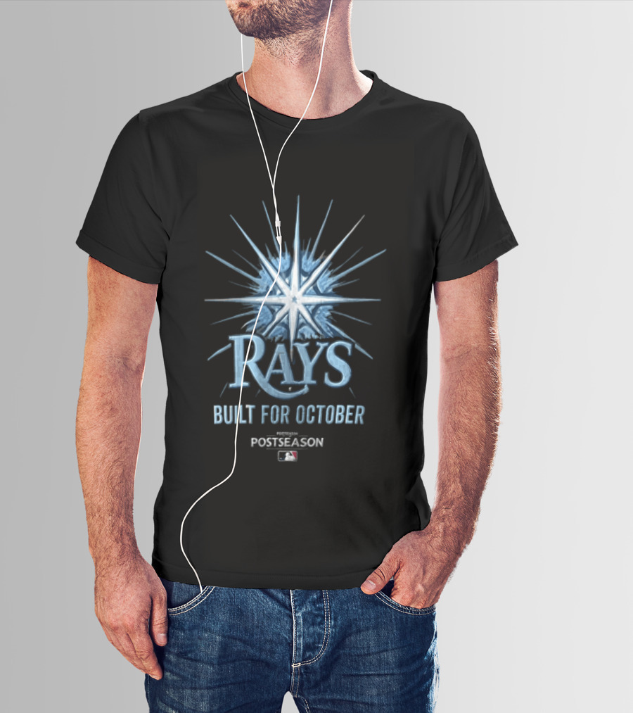 Tampa Bay Rays Built For October MLB Postseason T-Shirt