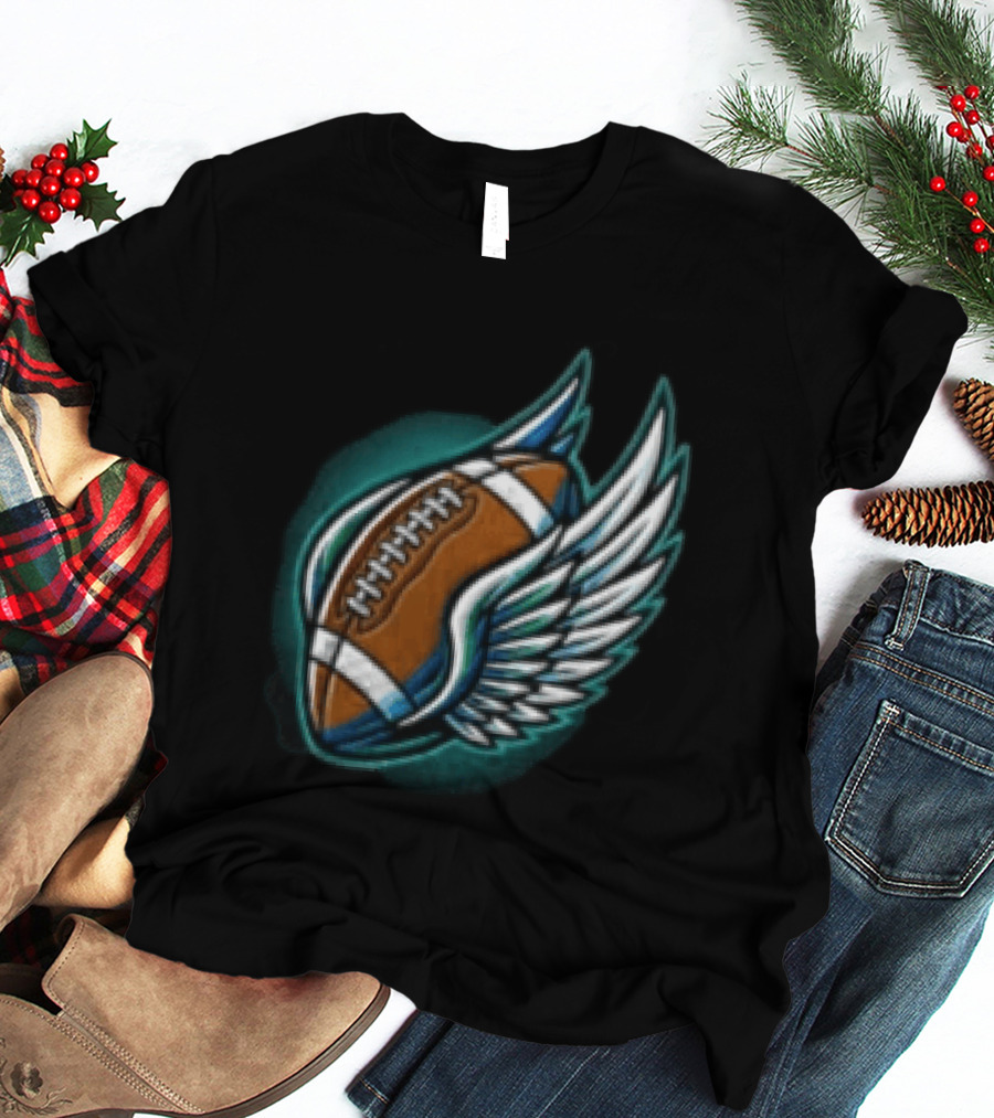 Tennessee Titans Wings Of Victory Eagle Football Lightning Stadium T-Shirt