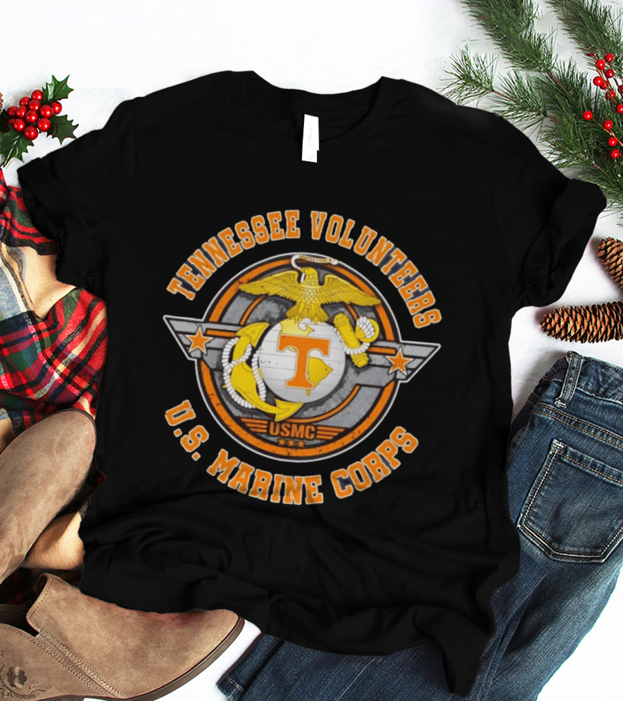 Tennessee Volunteers USMC United States Marine Corps T-Shirt