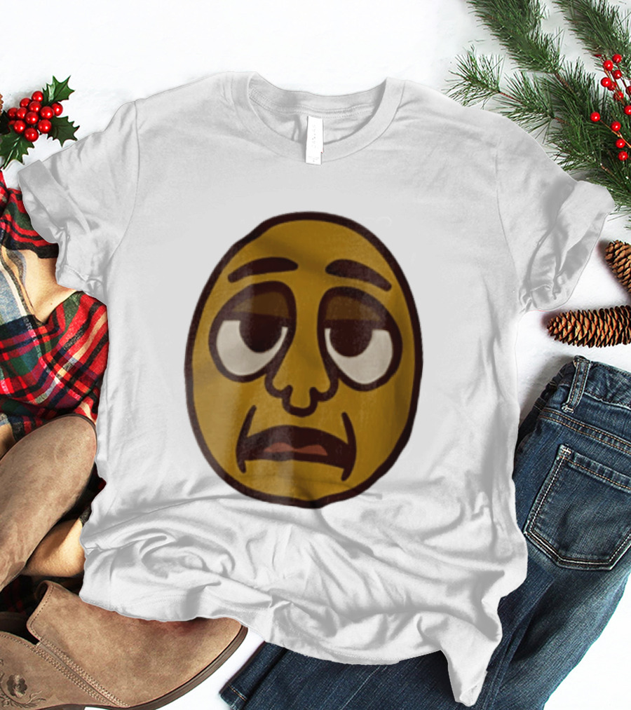 Tired Exhausted Emoji Face Meme Expression T-Shirt