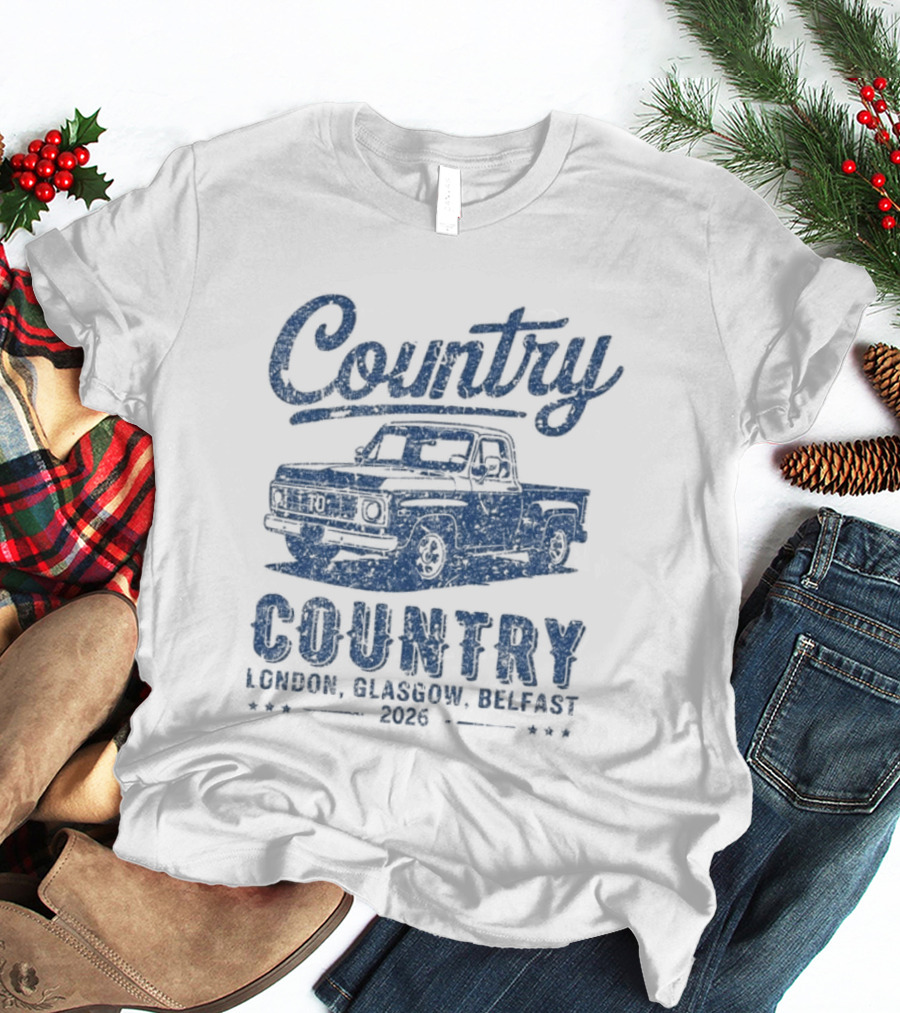 Country Pick Up London Glasgow Belfast 2023 T-Shirt