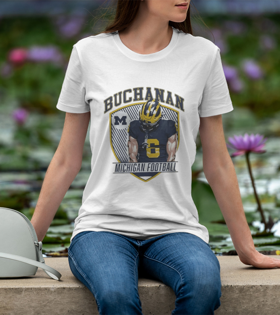 Buchanan No 6 Michigan Wolverines Football M T-Shirt