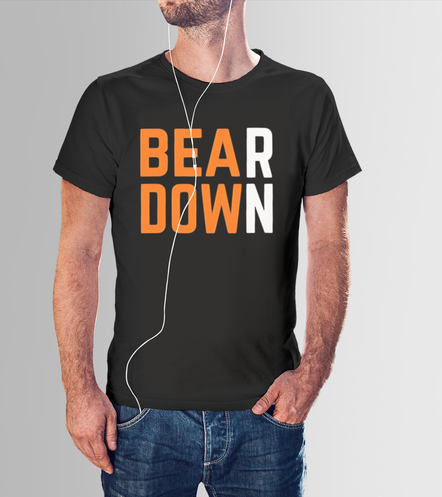 Bear Down Chicago Football Team Spirit T-Shirt