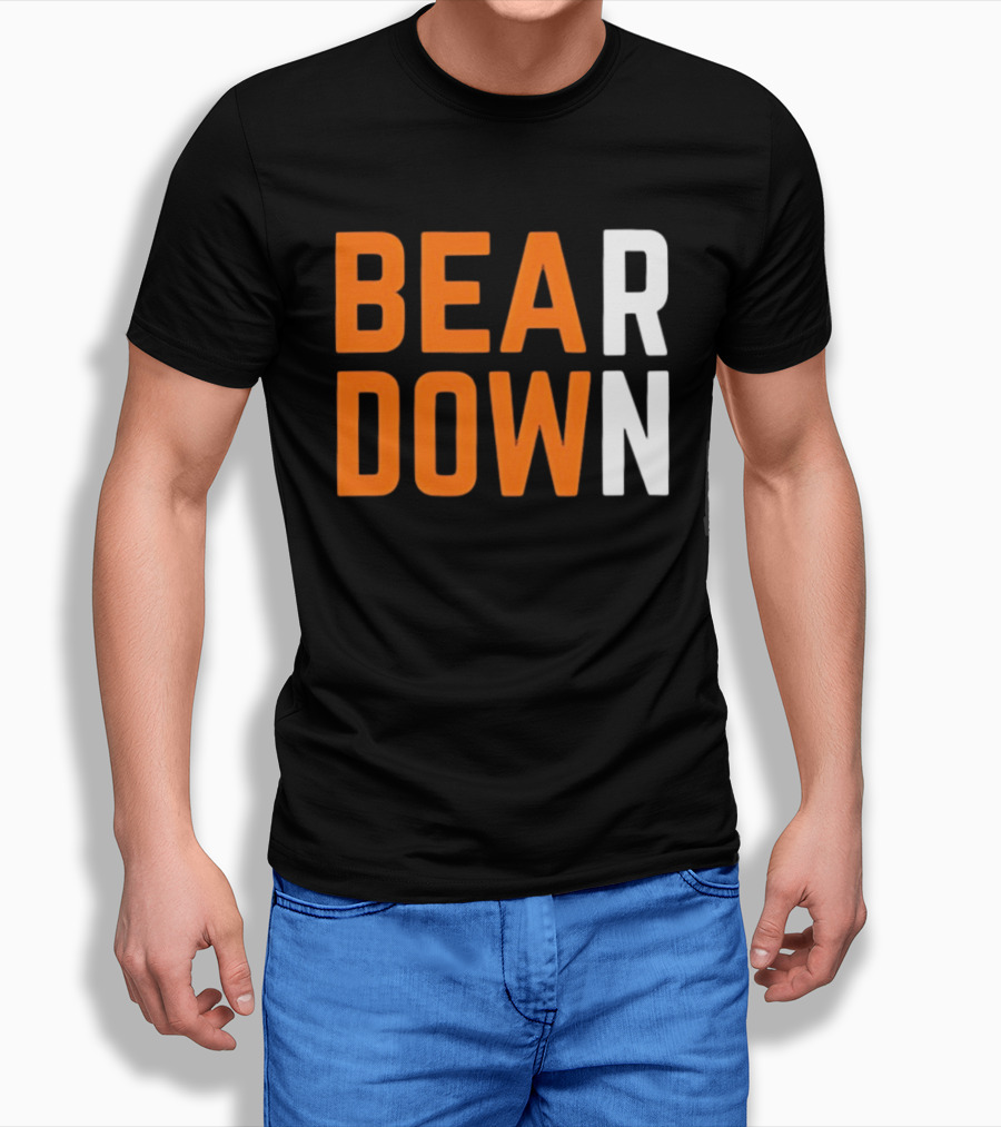 Bear Down Chicago Football Team Spirit T-Shirt