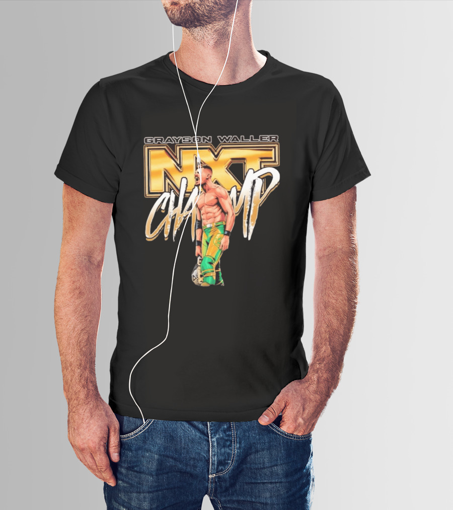 Grayson Waller NXT Champ Pro Wrestling Iconic Championship T-Shirt