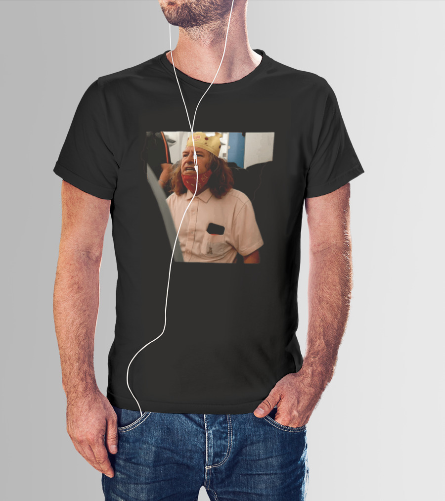 Burger King Crown Angry Guy Meme T-Shirt