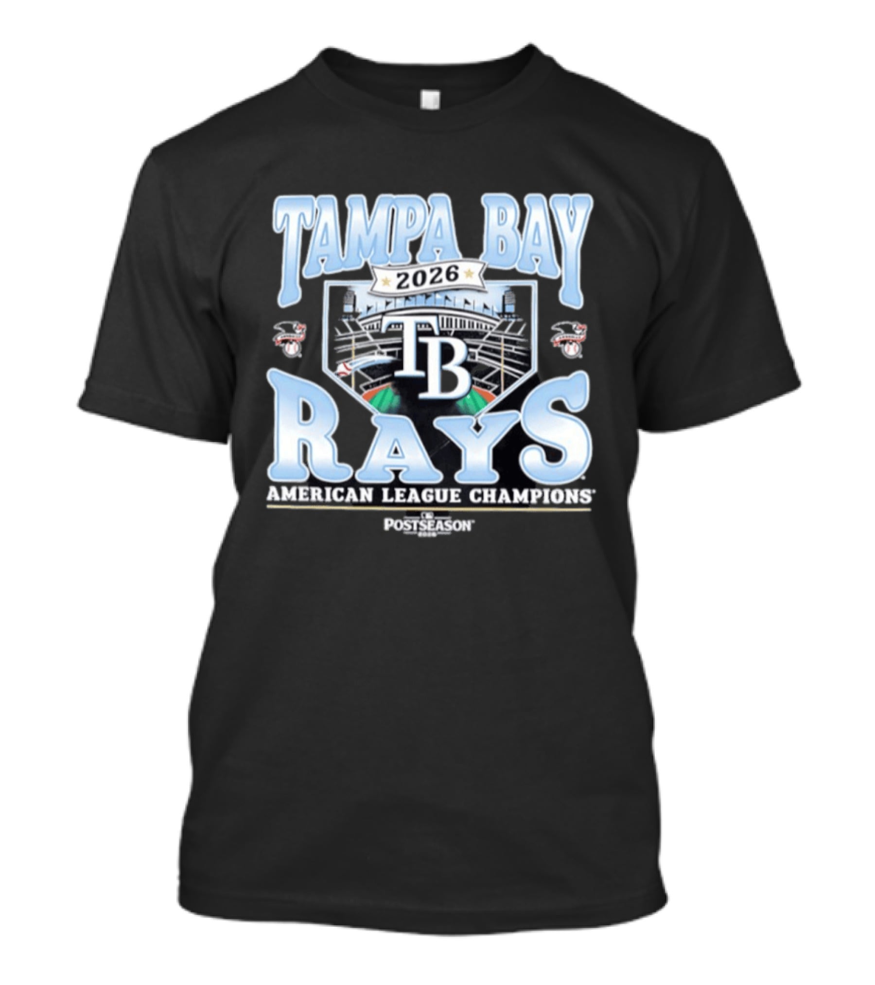 Tampa Bay Rays 2026 American League Champions Postseason T-Shirt