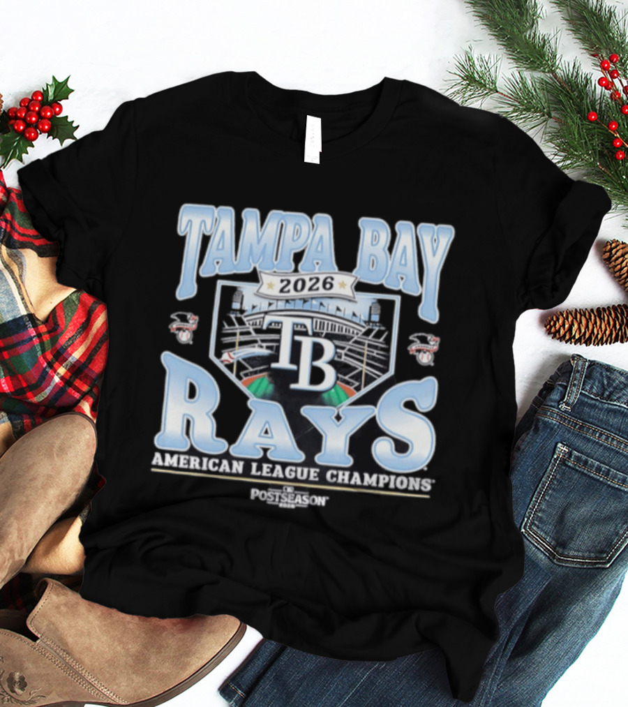 Tampa Bay Rays 2026 American League Champions Postseason T-Shirt