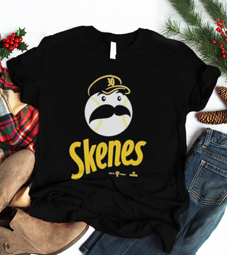 Skenes Baseball Cap Mustache Padres 30 T-Shirt