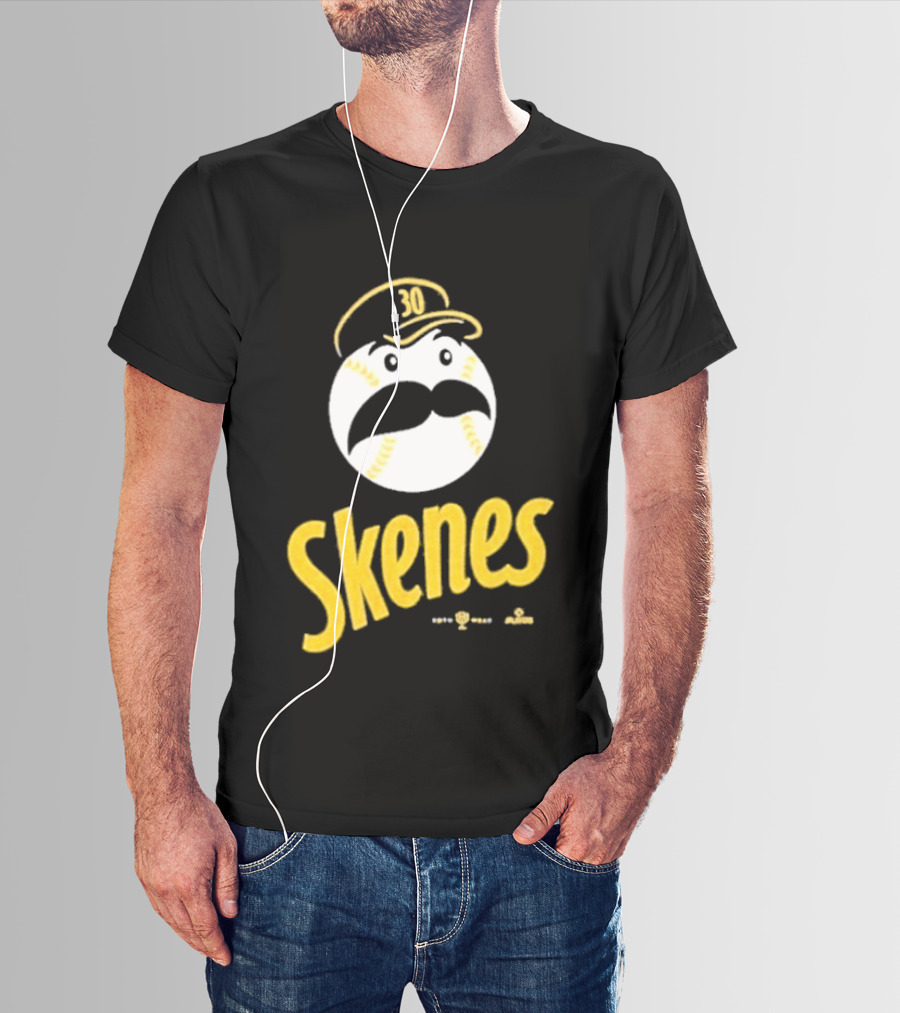Skenes Baseball Cap Mustache Padres 30 T-Shirt