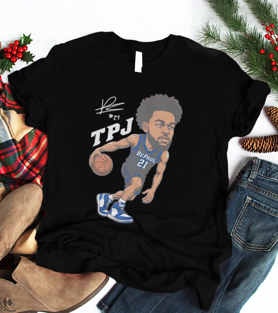 TPJ DePaul Basketball Cartoon #21 T-Shirt