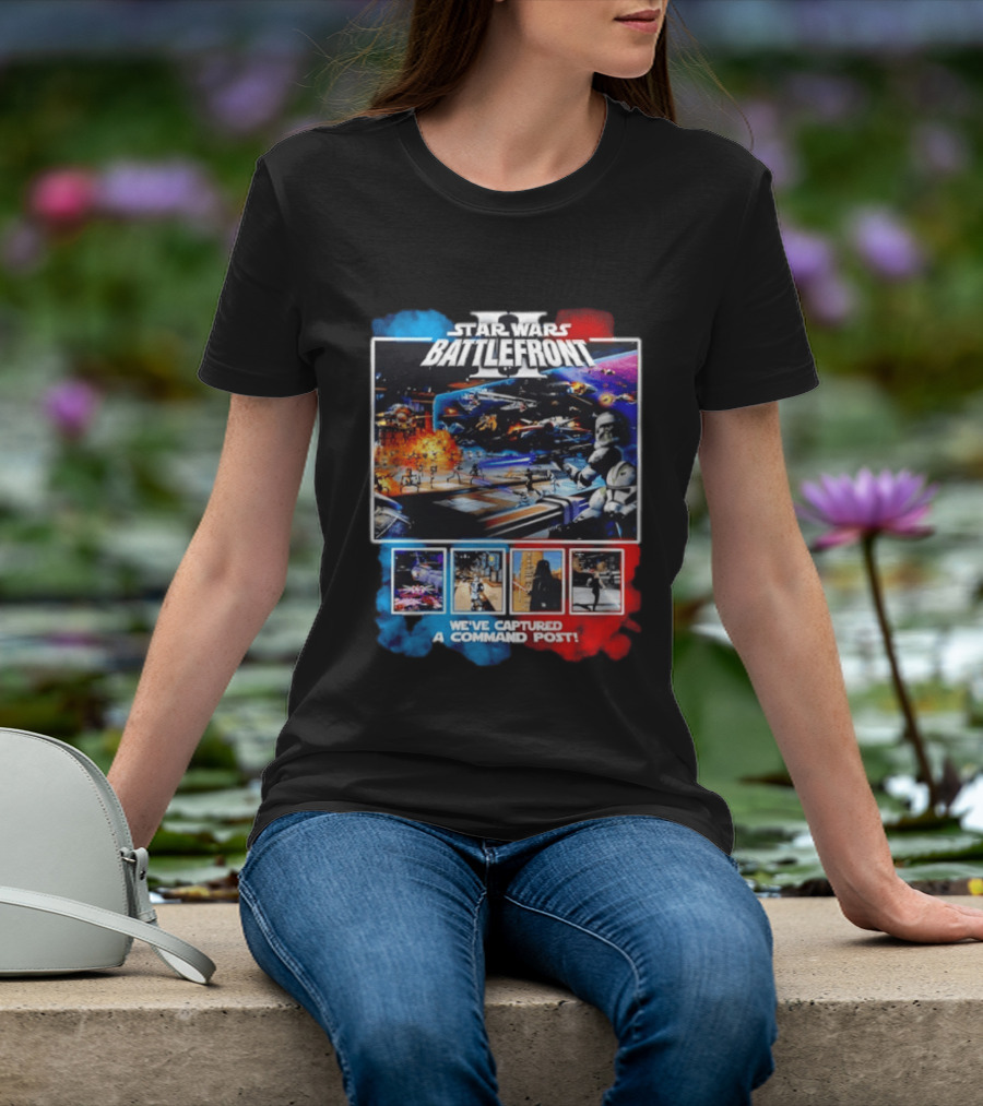 Star Wars Battlefront II We've Captured A Command Post Galactic Warfare T-Shirt