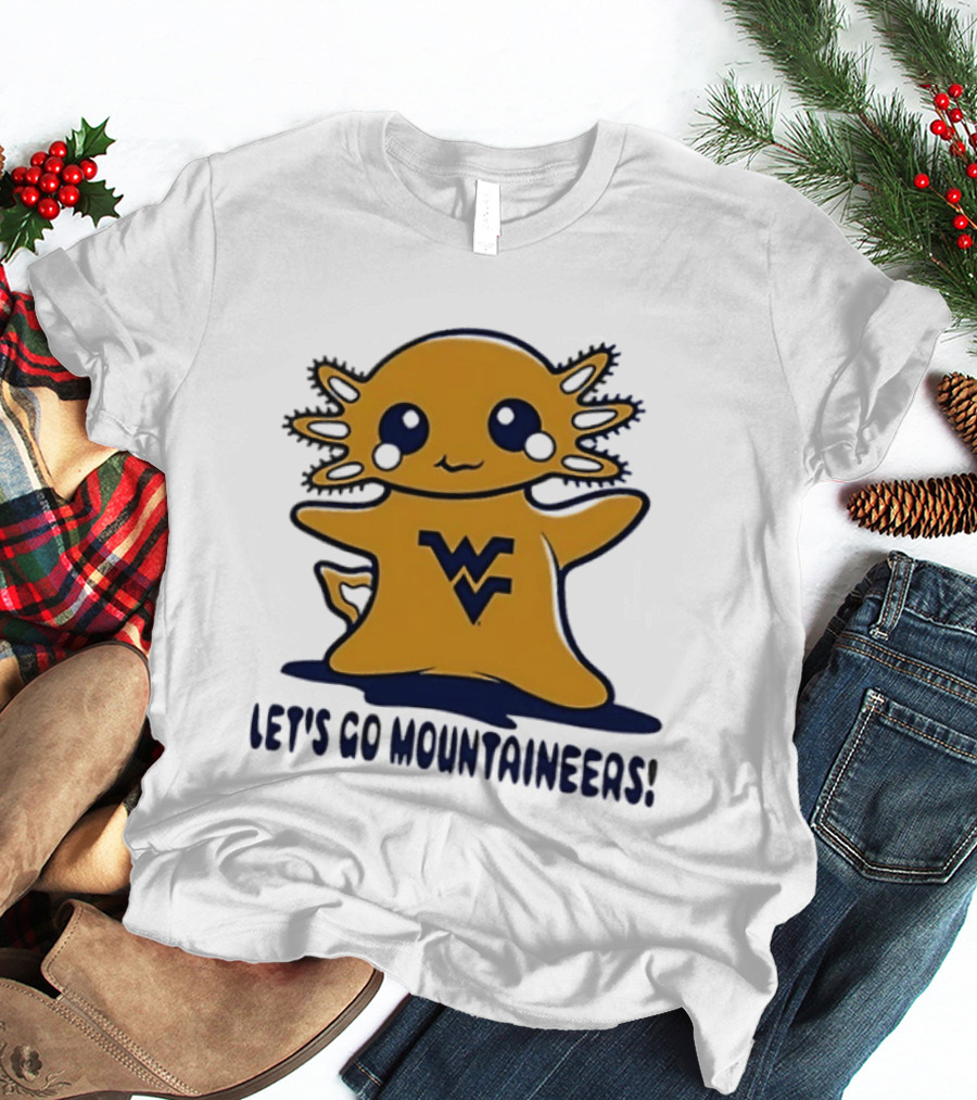 West Virginia Basketball Pokémon Let's Go Mountaineers WVU Fan Spirit T-Shirt
