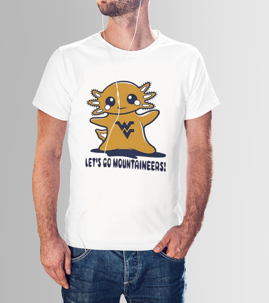 West Virginia Basketball Pokémon Let's Go Mountaineers WVU Fan Spirit T-Shirt