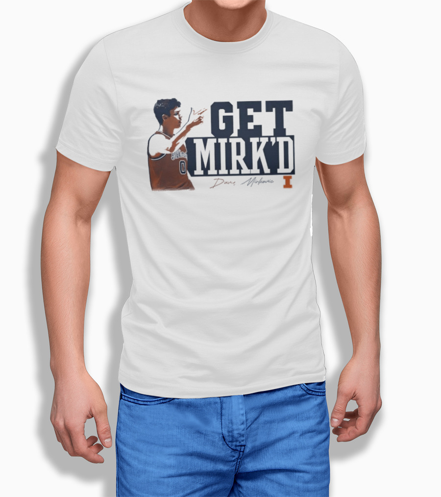 Illinois Fighting Illini Get Mirk'd David Mirkovic T-Shirt