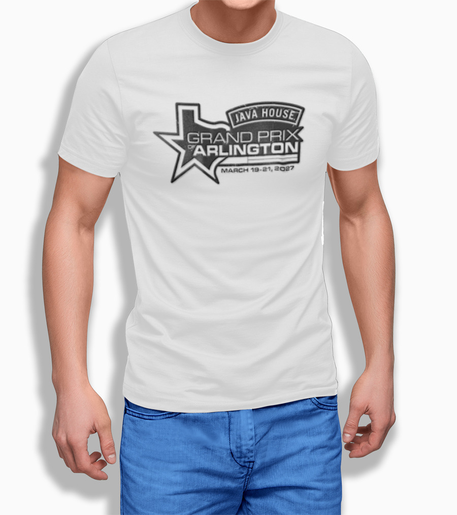 Java House Grand Prix Arlington Texas 2027 Racing Star T-Shirt