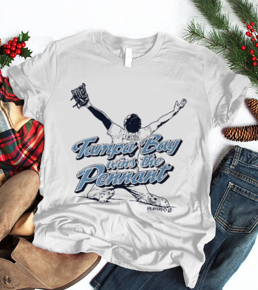 Junior Caminero Tampa Bay Wins The Pennant Iconic Celebration Pose T-Shirt