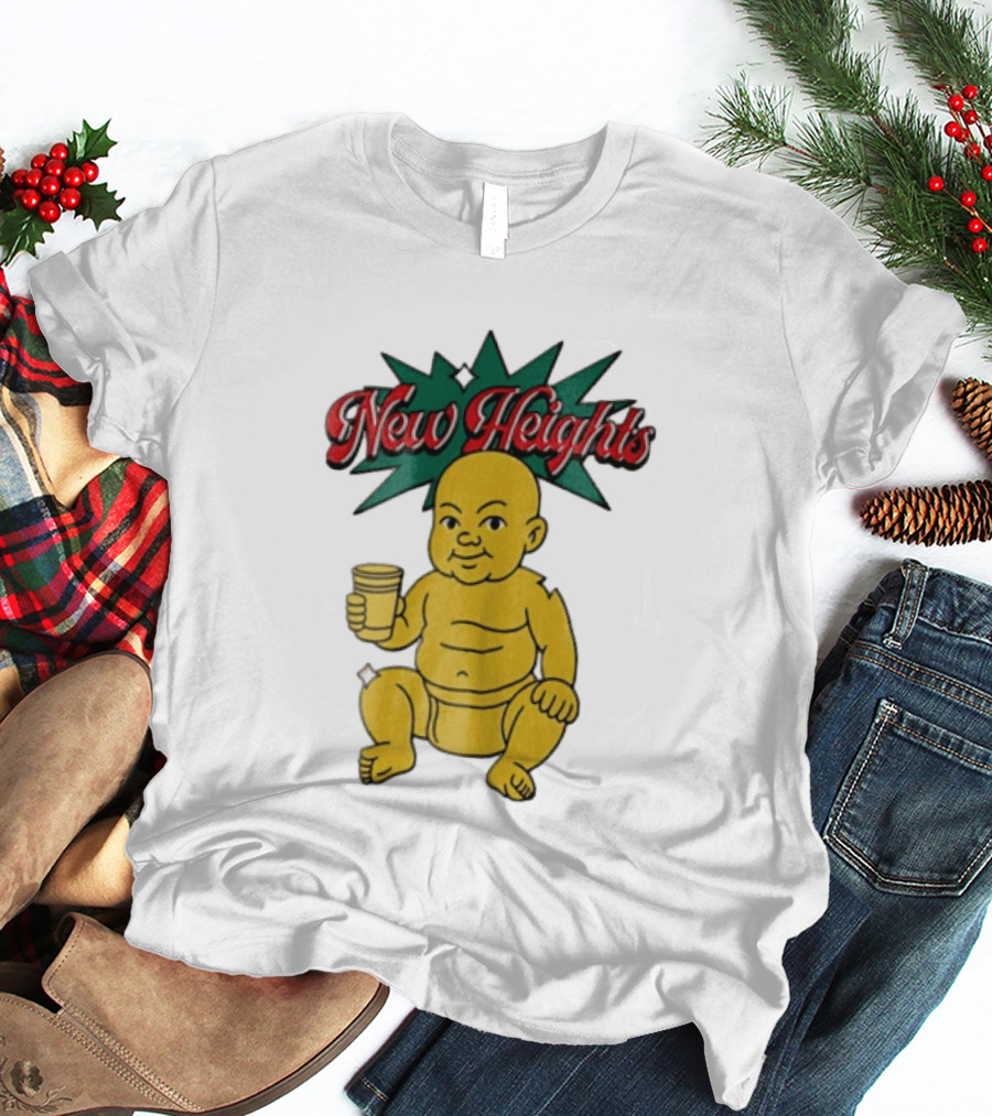 New Heights Golden Baby Drinking Cup T-Shirt
