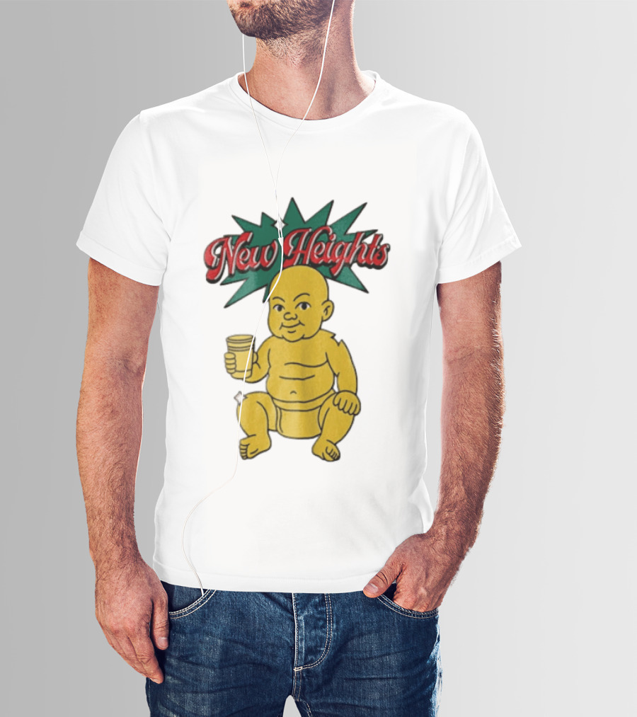 New Heights Golden Baby Drinking Cup T-Shirt