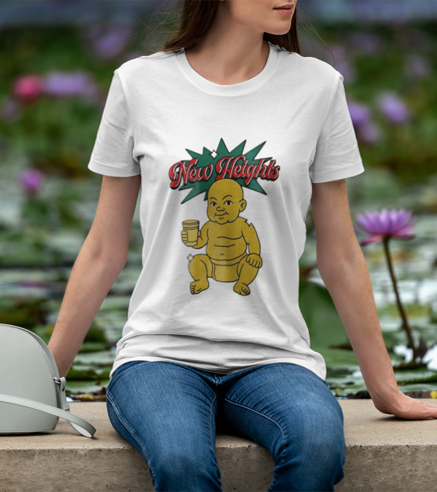 New Heights Golden Baby Drinking Cup T-Shirt