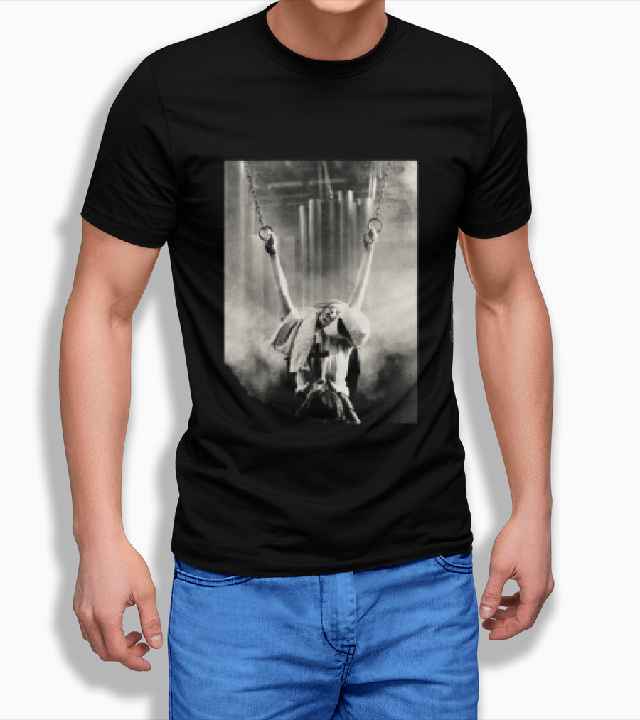 Work Store Mother Of Angels Religious Symbolism Chains Image T-Shirt