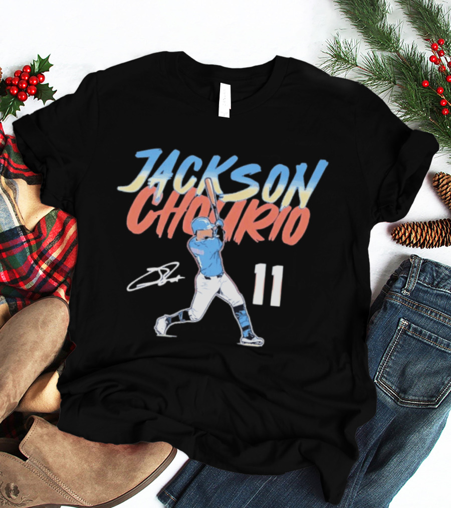 Jackson Chourio Milwaukee Brewers Swing Number 11 T-Shirt