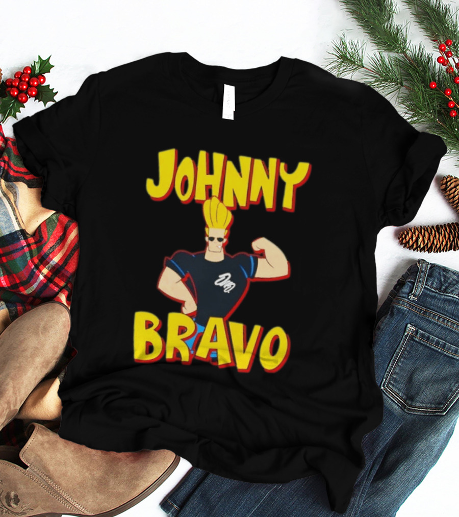 Johnny Bravo Cartoon Classic Character Pose T-Shirt
