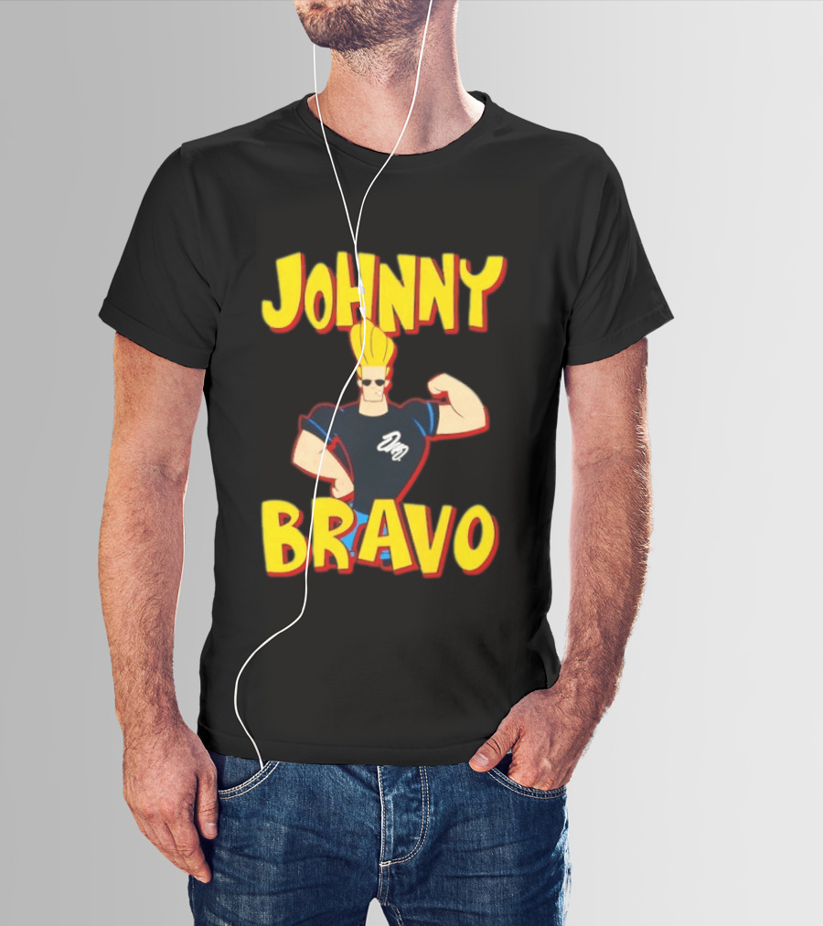 Johnny Bravo Cartoon Classic Character Pose T-Shirt
