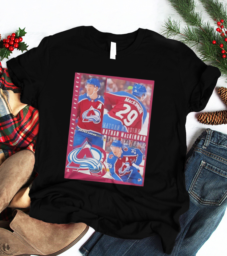 Colorado Avalanche Nathan MacKinnon 29 All For One T-Shirt