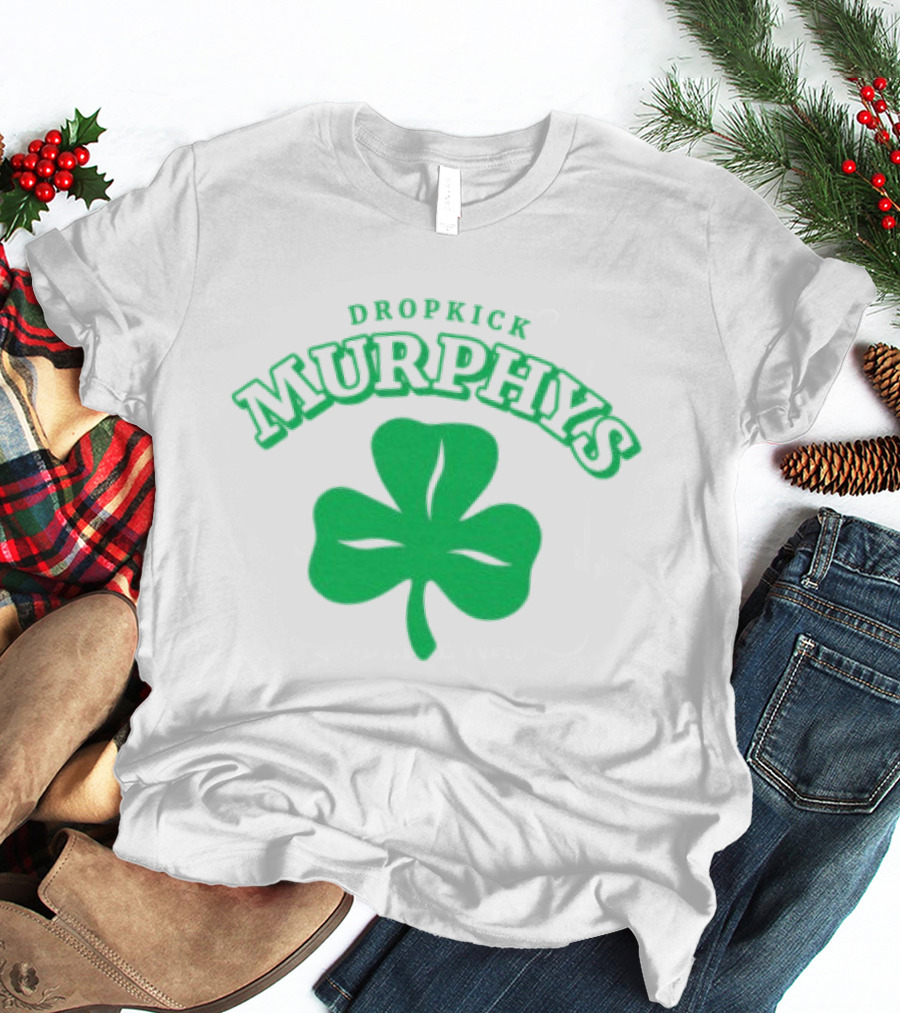 Dropkick Murphys Shamrock Symbol With Band Name T-Shirt