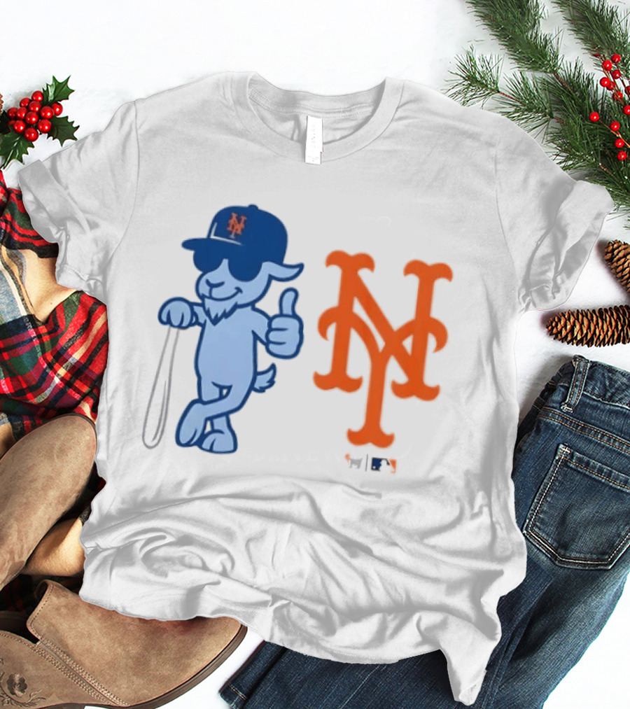 GOAT USA New York Mets Baseball Fan Gear T-Shirt