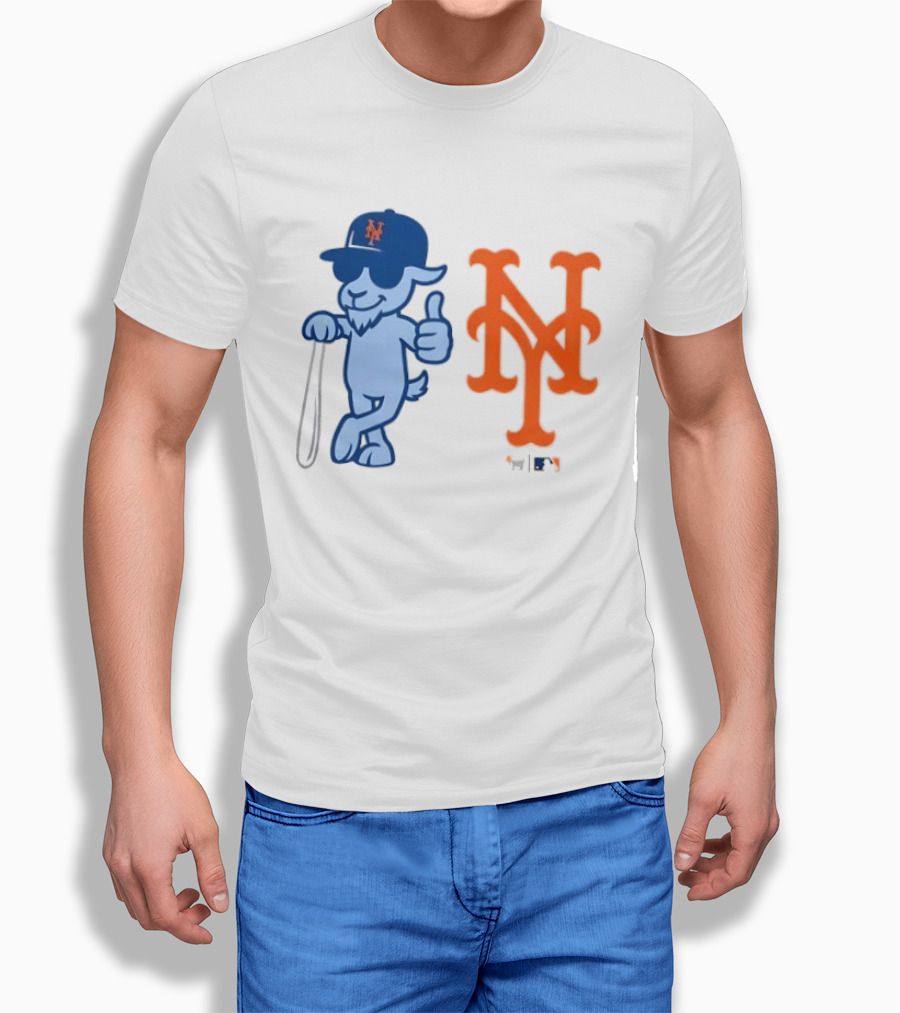GOAT USA New York Mets Baseball Fan Gear T-Shirt