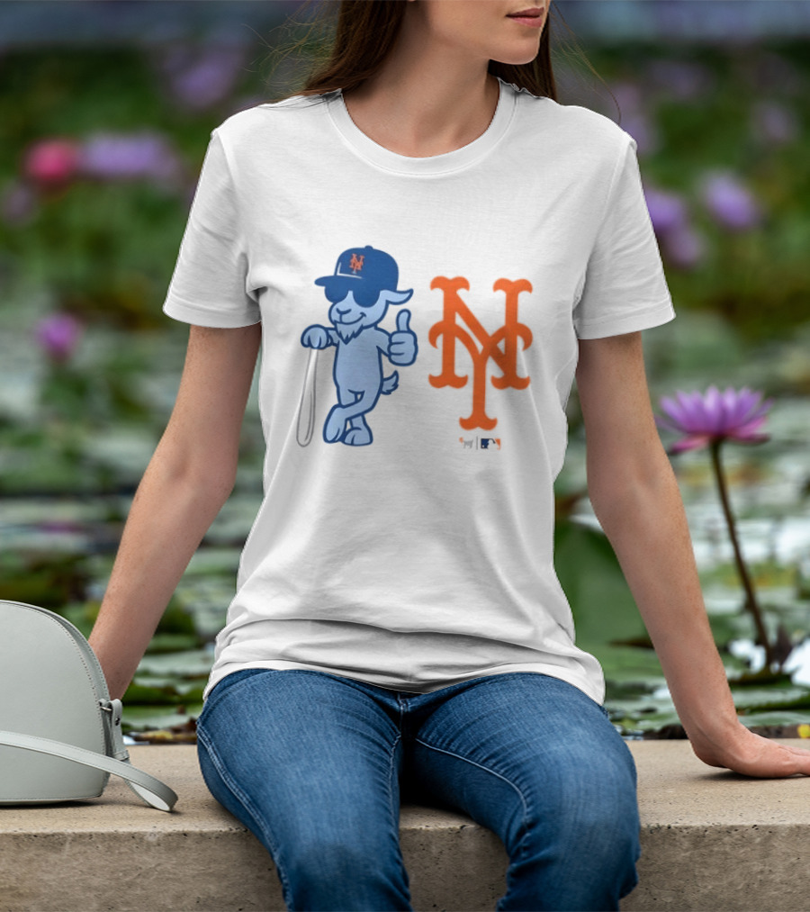 GOAT USA New York Mets Baseball Fan Gear T-Shirt