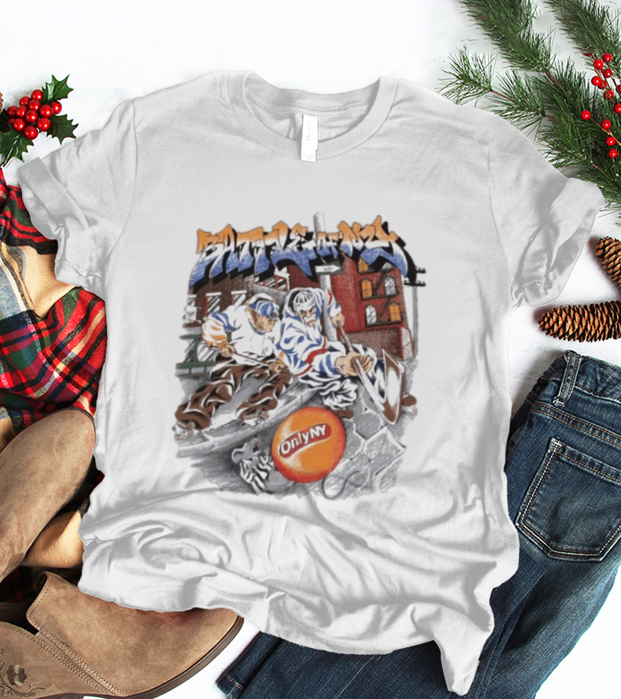 Only NY Slapshot Street Hockey Graffiti T-Shirt