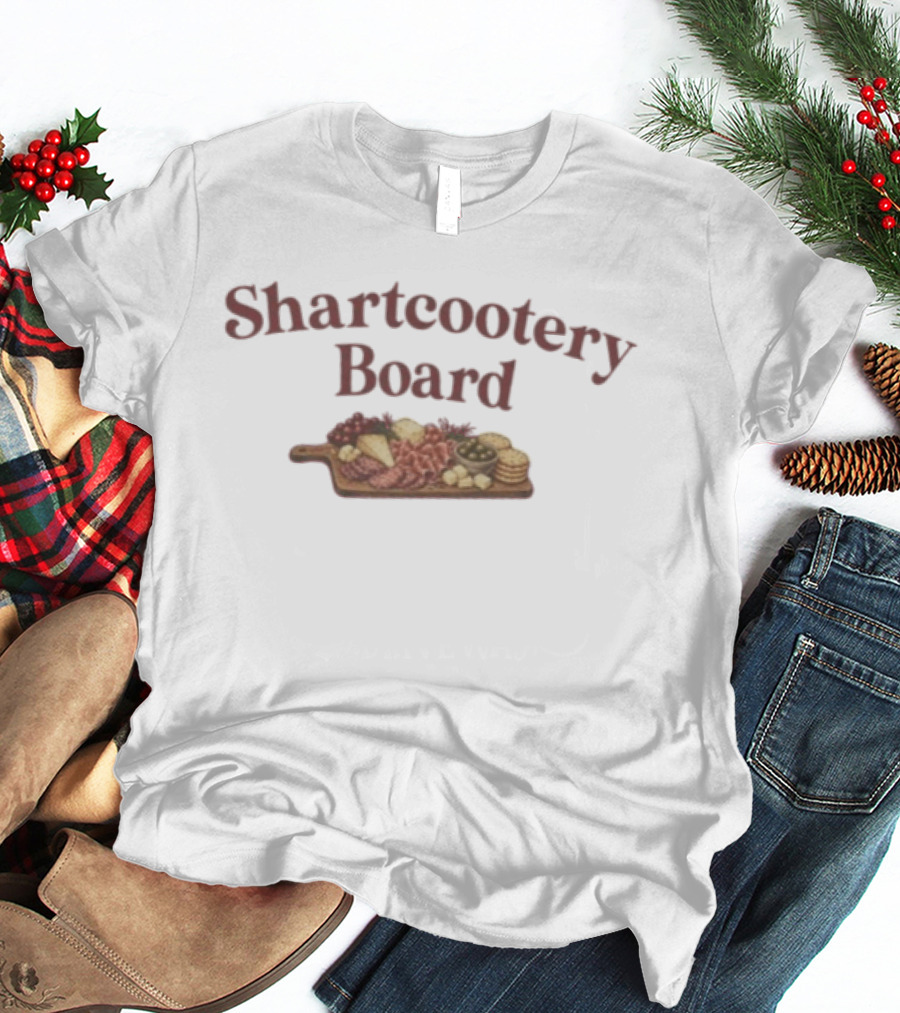 Shartcootery Board Meat Cheese Crackers Olives T-Shirt