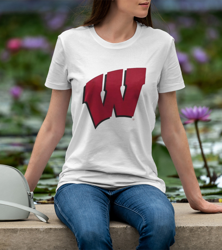 Wisconsin Badgers Red Motion W T-Shirt