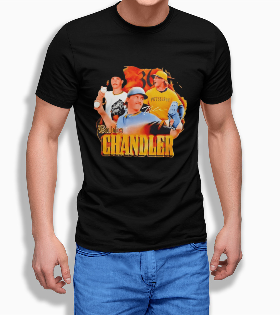 Bubba Chandler Pittsburgh Pirates Number 36 MLB Baseball T-Shirt