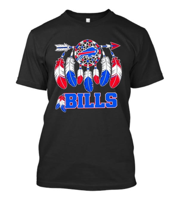 Buffalo Bills Dreamcatcher Feather Football Iconic Team Spirit T-Shirt