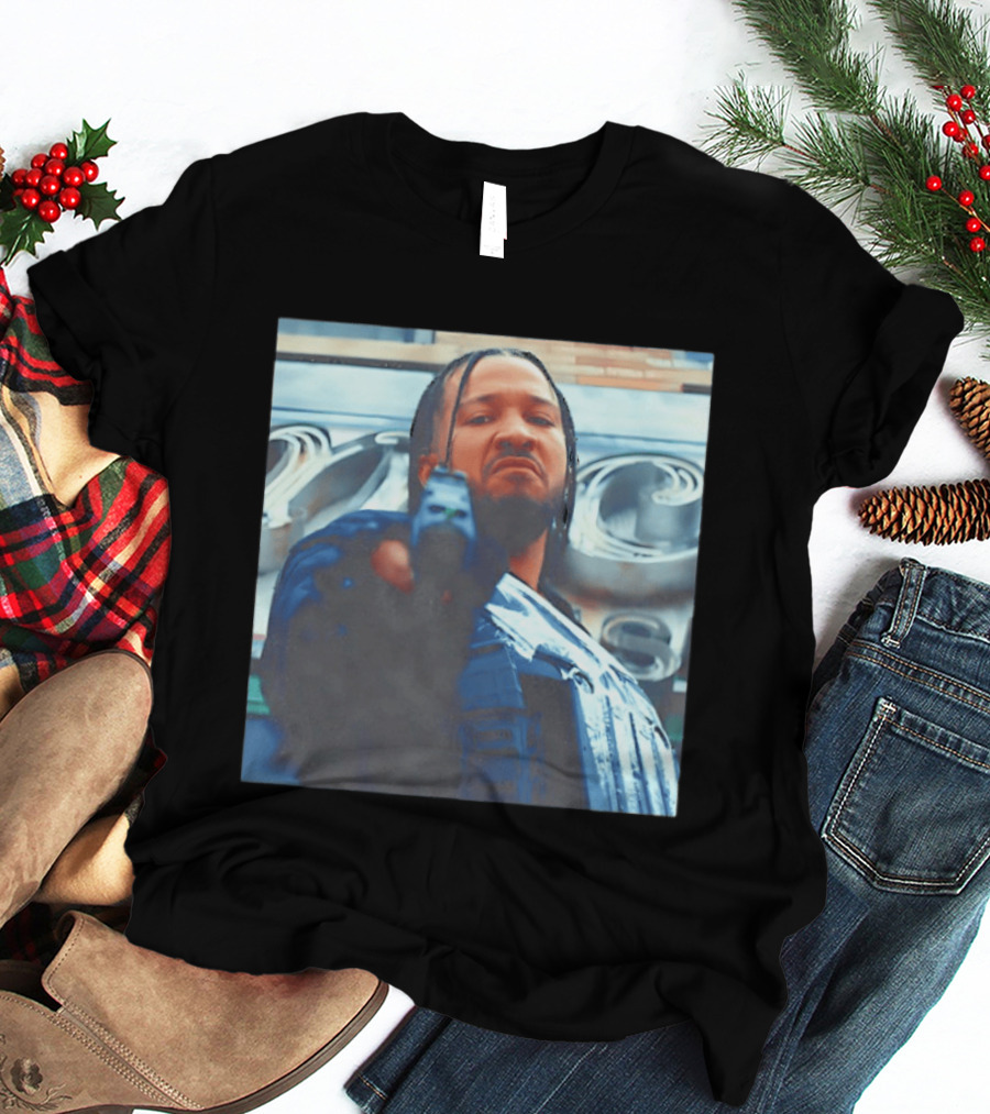New York Knicks Jalen Brunson With Gun T-Shirt