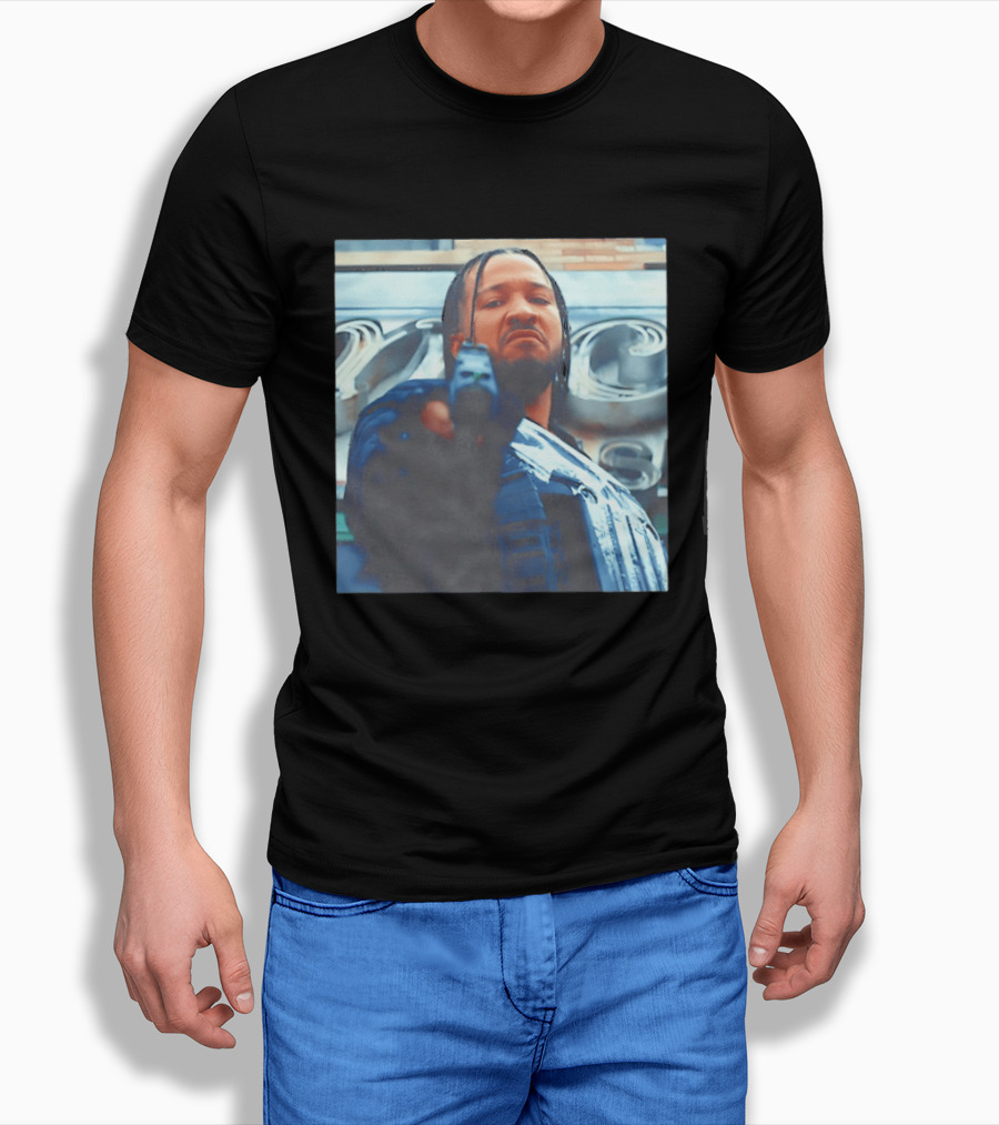 New York Knicks Jalen Brunson With Gun T-Shirt