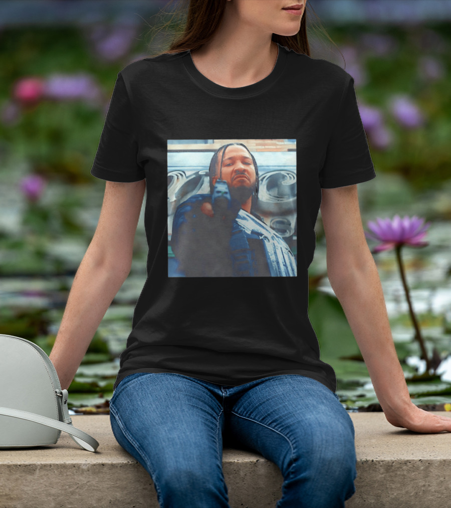 New York Knicks Jalen Brunson With Gun T-Shirt
