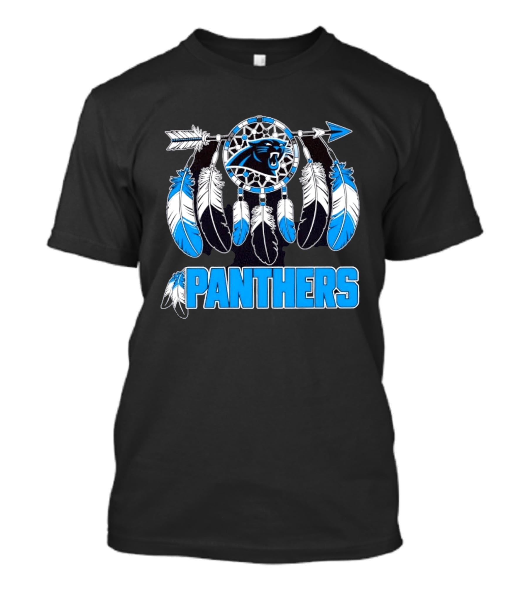 Panthers Dreamcatcher Feather Arrow T-Shirt