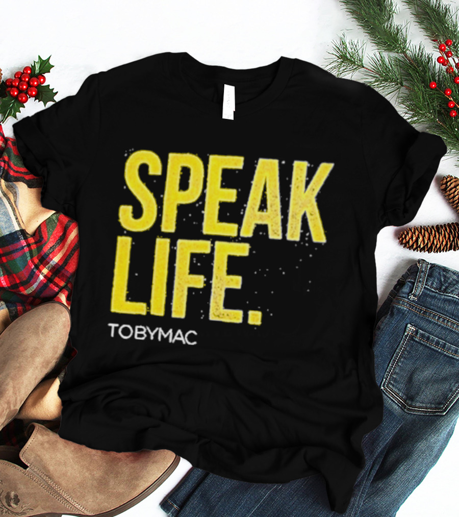 TOBYMAC Speak Life Yellow T-Shirt