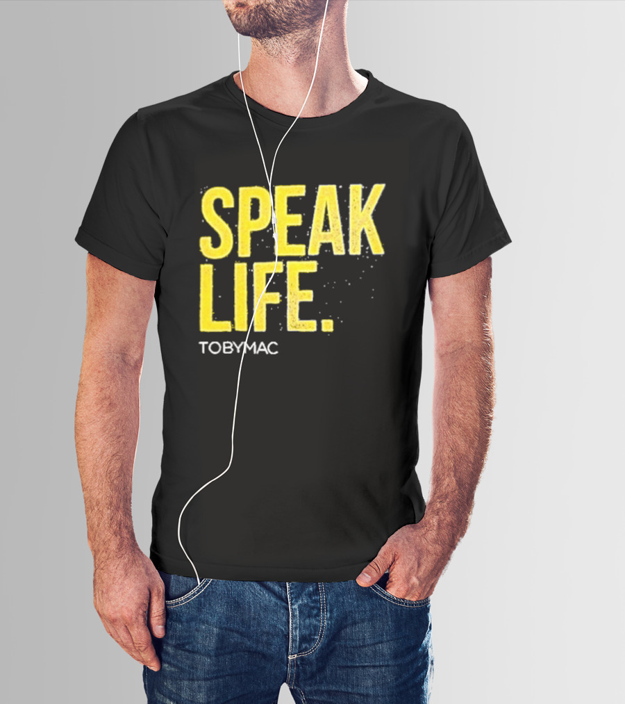 TOBYMAC Speak Life Yellow T-Shirt