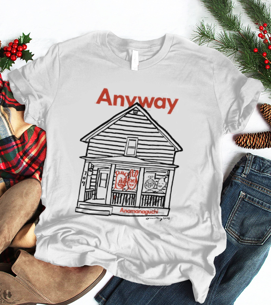 Anamanaguchi Anyway Vintage House Sketch T-Shirt