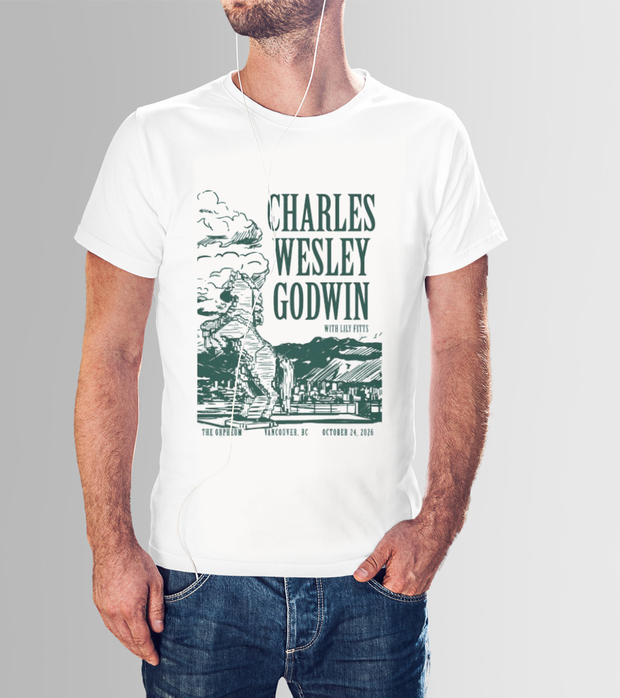 Charles Wesley Godwin With Lily Fitts The Orpheum Vancouver BC October 24 2026 T-Shirt