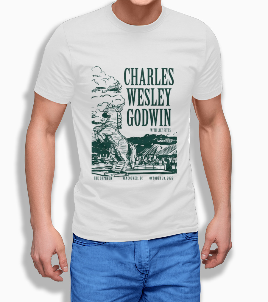Charles Wesley Godwin With Lily Fitts The Orpheum Vancouver BC October 24 2026 T-Shirt
