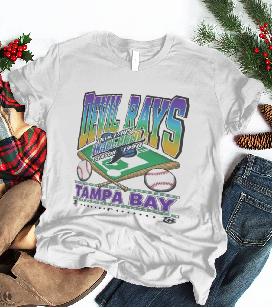 Tampa Bay Devil Rays Inaugural Season 1998 T-Shirt