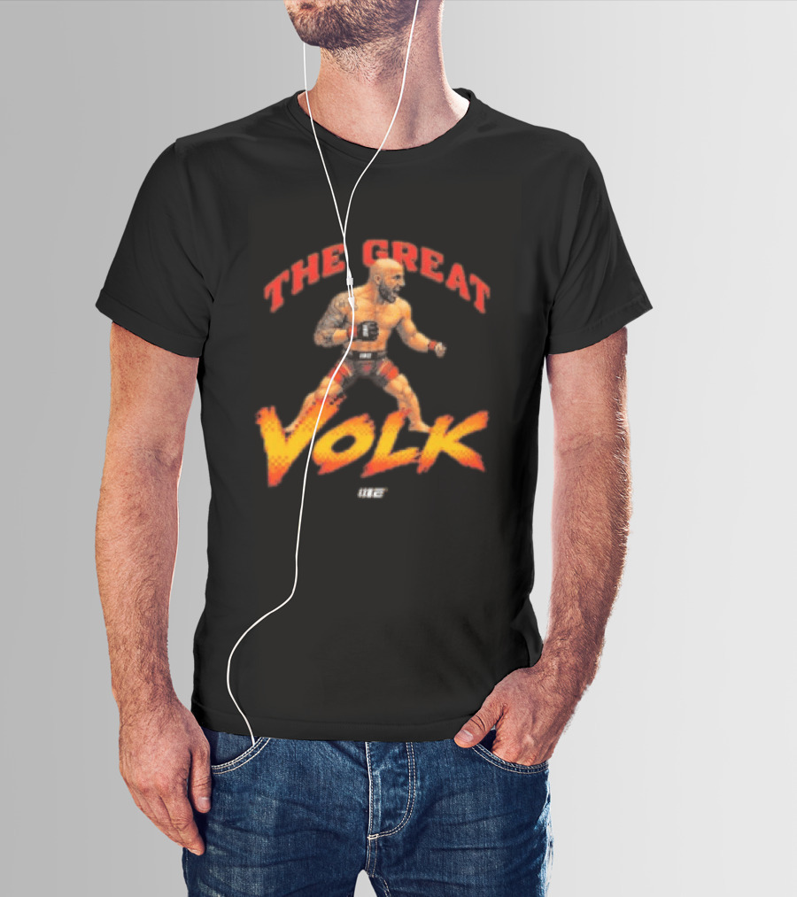 Engage Store Alex Volkanovski The Great Volk UFC 8 Bit T-Shirt