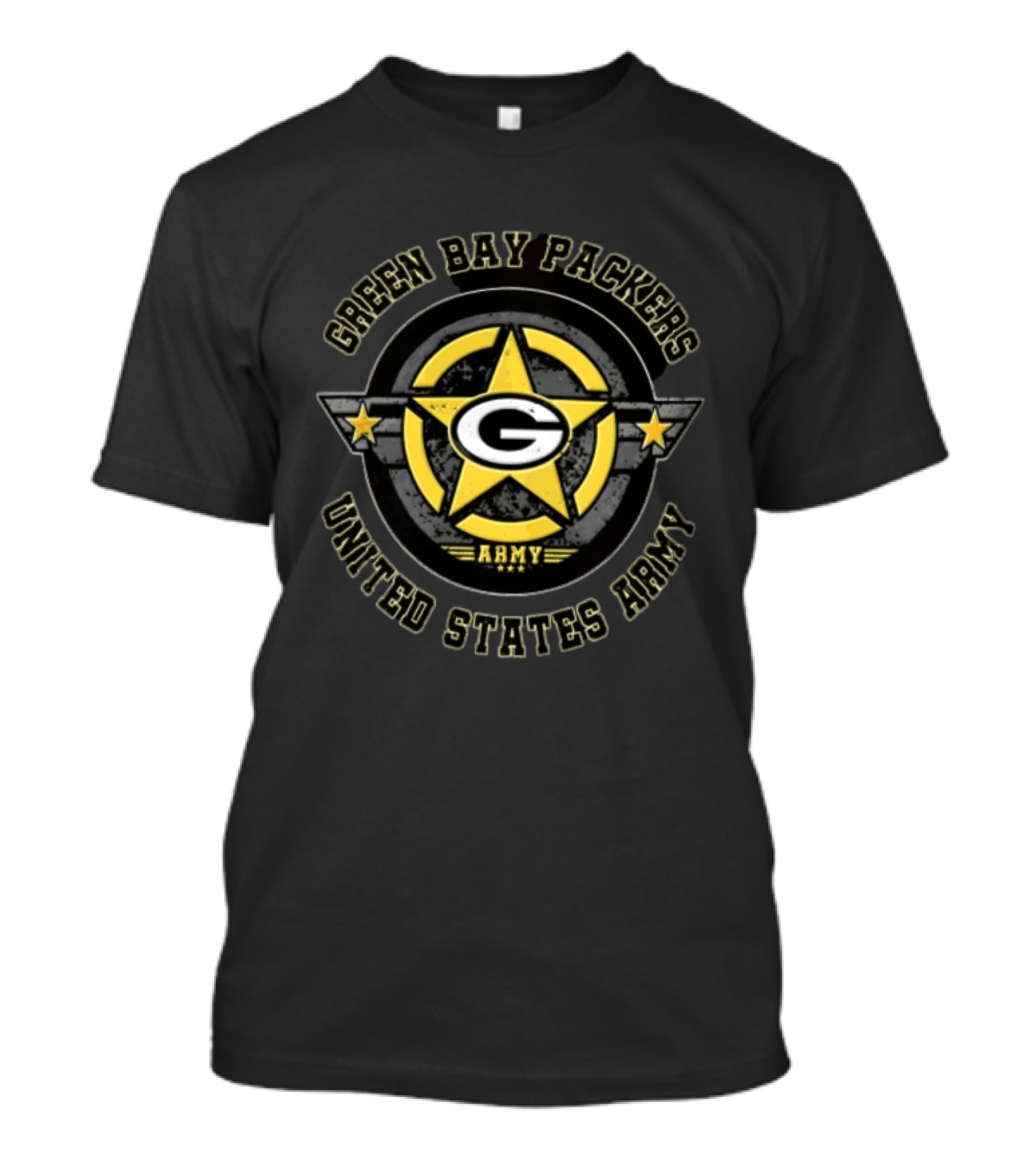 Green Bay Packers United States Army Star Collaboration T-Shirt